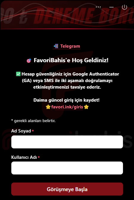 Favoribahis Canlı Destek